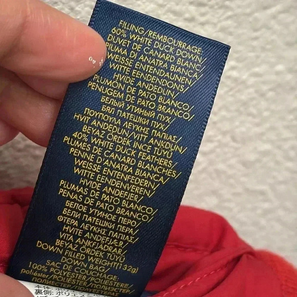 Polo Ralph Lauren Kids Boy’s Reversible Puff Feathers Down Vest Full Zip - Picture 11 of 11